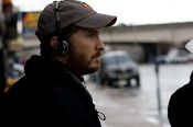 Darren Aronofsky on the set of his latest film, The Wrestler.