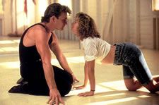 Patrick Swayze and Jenny Colgan have the time of their lives