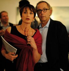 Fabrice Luchini as Germain and Kristin Scott Thomas as his wife Jeanne