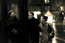 Rob, Adam and Kristin in Leith