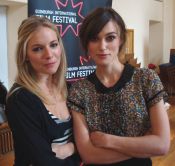Sienna Miller and Kiera Knightley at the 2008 Edinburgh Film Festival. Photo by Chris.