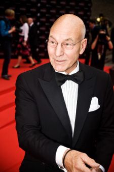  Patrick Stewart proved one of the biggest hits of the night
