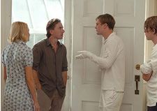 Naomi Watts as Anna, Tim Roth as George, Michael Pitt as Paul and Brady Corbet as Peter in Funny Games