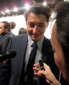 Beasts Of The Southern Wild director Behn Zeitlin on the red carpet<em> <br>Photo: Anne-Katrin Titze