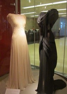Walter Plunkett's black silk evening gown from Adam's Rib