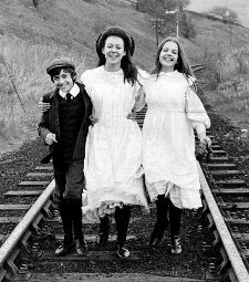 Jenny Agutter and her fellow stars in her breakout role in The Railway Children