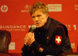 Robert Redford at the opening press conference