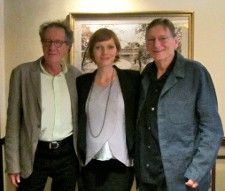 Geoffrey Rush, Fred and Alexandra Schepisi in The Regency Hotel, New York