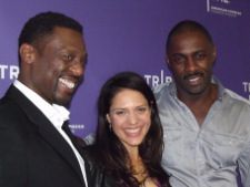 Eammon Walker, Monique Gabriela Curnen and Idris Elba at Tribeca Film Festival Photo: Amber Wilkinson