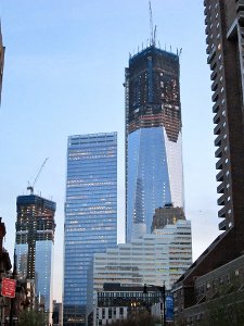 World Trade Center 1, taken from outside the Tribeca Film Center