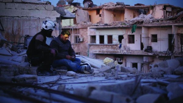 Last Men In Aleppo - after five years of war in Syria, Aleppo’s remaining residents prepare themselves for a siege. Khalid, Subhi and Mahmoud, founding members of humanitarian organisation The White Helmets, have remained in the city to help their fellow citizens — and experience daily life, death, struggle and triumph in a city under fire. 