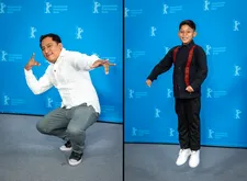 Hugo Ramírez and Bastian Escobar who play father and son in Flies