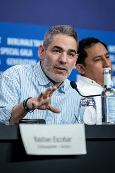 Fernando Eimbcke at Berlinale press conference. 'Our main idea with this film was to adapt to what reality gave us'