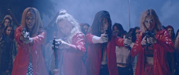 Odessa Young and Hari Nef in Assassination Nation