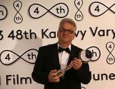 Sandor Söth producer of the film Le Grand Cahier ((A Nagy Füzet) with the Grand Prix - Crystal Globe.