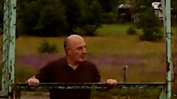 David Koberidze as Irakli in Dry Leaf. Aleksandre Koberidze: 'I knew for this film, I needed someone or who, on one hand, can be happy in front of the camera, but on the other hand, support me more than anyone else'