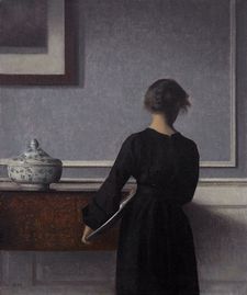 William Oldroyd says Vilhelm Hammershøi paints 'a lot of faceless women and I thought, ‘This could be Katherine’.'