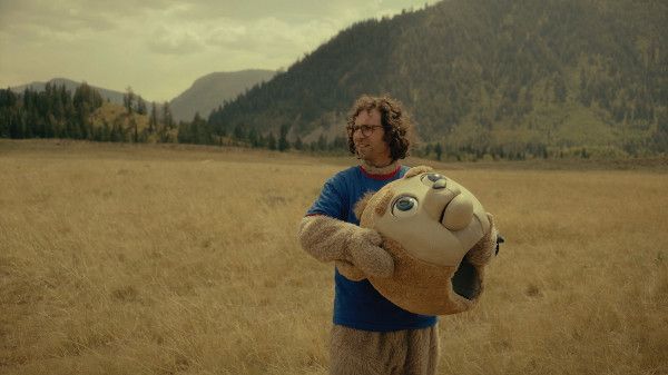 Kyle Mooney in Brigsby Bear - Brigsby Bear Adventures is a children's TV show produced for an audience of one: James. When the show abruptly ends, James's life changes forever, and he sets out to finish the story himself. 
