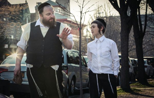 Menashe Lustig and Ruben Nyborg in Menashe - Within Brooklyn’s ultra-orthodox Jewish community, a widower battles for custody of his son. A tender drama performed entirely in Yiddish, the film intimately explores the nature of faith and the price of parenthood. 