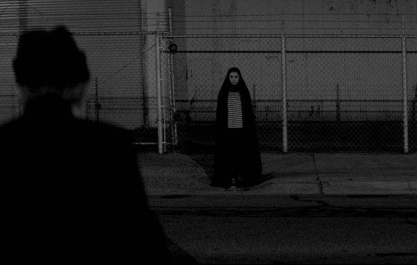 Sheila Vand and Marshall Manesh in A Girl Walks Home Alone At Night