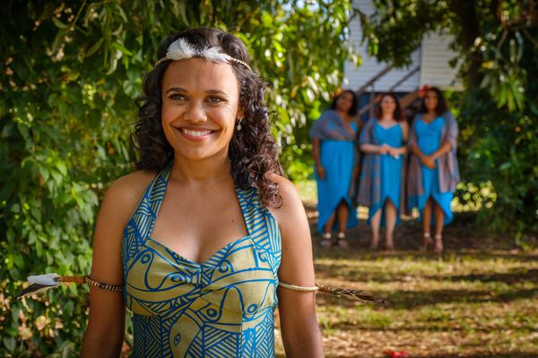 Miranda Tapsell, pictured as Lauren: 'The places we visited forced you to be present. I think that’s another part of the film that’s so universal'
