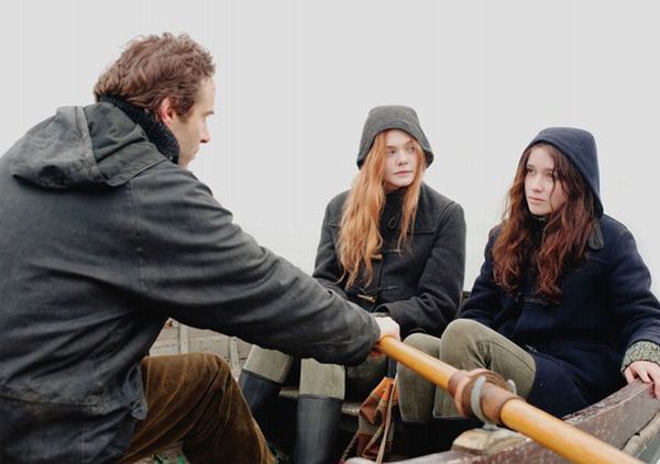 Alessandro Nivola, Elle Fanning and Alice Englert in Ginger And Rosa