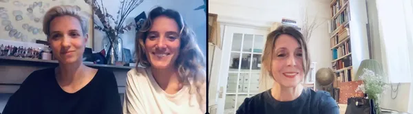 Amélie van Elmbt with her Dreaming Walls: Inside the Chelsea Hotel co-director Maya Duverdier and Anne-Katrin Titze on meeting Martin Scorsese: “It’s amazing, it really happened at First Time Fest.”