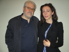 Anne-Katrin Titze with Long Live Freedom (Viva la libertà) director Roberto Andò