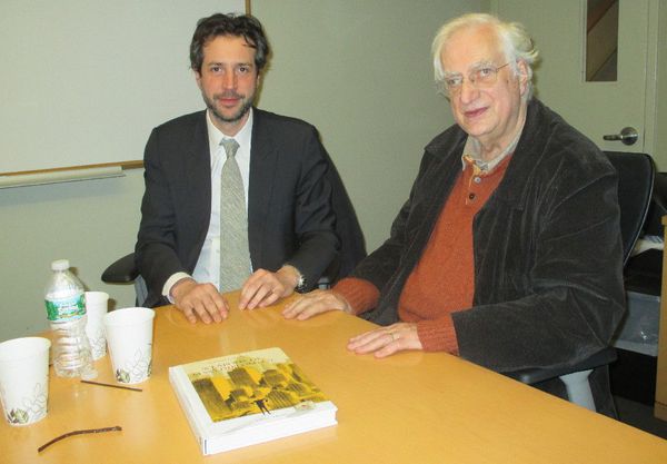 Antonin Baudry with Bertrand Tavernier on The French Minister (Quai d’Orsay): "I fell in love immediately with Antonin's book, because it was dealing with politics in, for me, the best way possible."