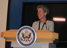 Donna Ann Welton, Deputy Director of Communications & Public Diplomacy for the U.S. Mission to the United Nations. Photo by Anne-Katrin Titze.