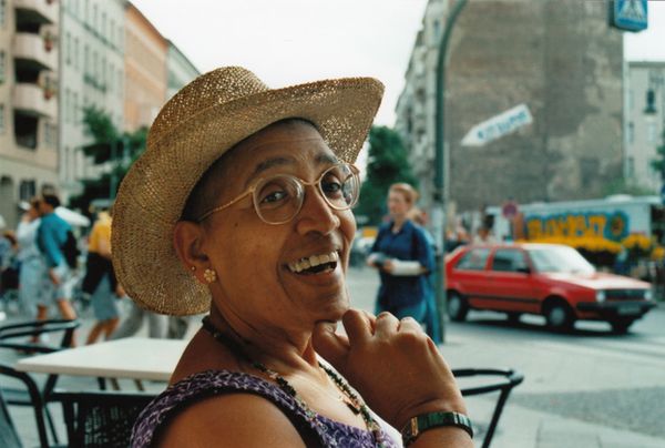 Dagmar Schultz on Audre Lorde at the Winterfeldt Markt in Berlin (1992): “She really liked going to the markets, to cafés, and really enjoyed the city.”
