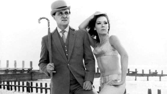Patrick McNee and Diana Rigg in The Avengers.