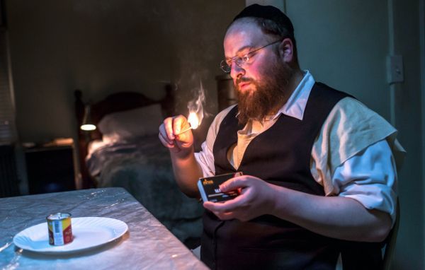 Menashe Lustig in the film Alex Lipschultz: 'We definitely had conversations with Menashe and other performers in the film about if there would be or could be serious repercussions for them about being in this movie and what those might be and if they were really prepared for that, should it come'
