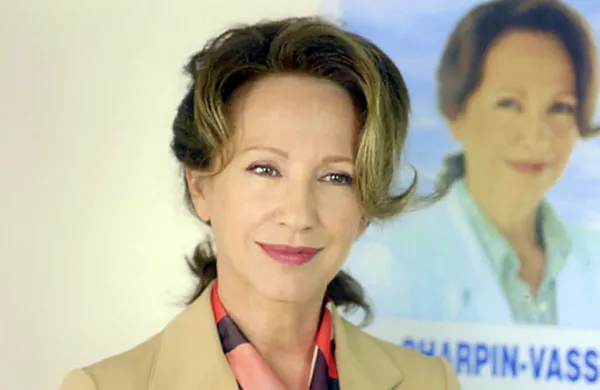 Nathalie Baye as a French politician in Claude Chabrol’s Flower Of Evil