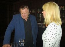Brendan Gleeson with Kelly Reilly at the Explorers Club: "He protects her. It's a final act as a father."