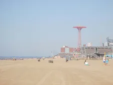 Brighton Beach in Brooklyn, New York