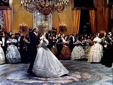 Claudia Cardinale as Angelica dancing with Prince Don Fabrizio Salina (Burt Lancaster) in Luchino Visconti’s The Leopard