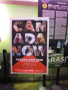 Canada Now poster at the IFC Center in New York