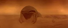 A Carlo Rambaldi sandworm from David Lynch's Dune