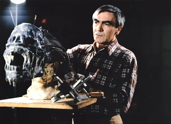 Carlo Rambaldi’s double mouth model for Ridley Scott’s Alien, starring Sigourney Weaver, Harry Dean Stanton and John Hurt