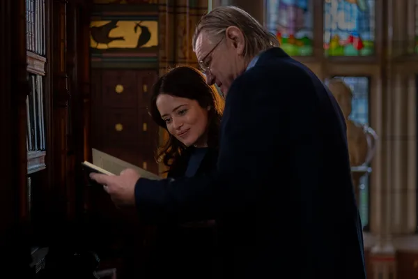 Claire Foy and Brendan Gleeson in H Is For Hawk