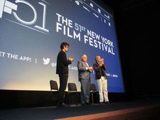 Claude Lanzmann presenting The Last Of The Unjust with Kent Jones at the 51st New York Film Festival