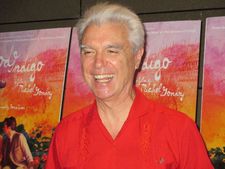 David Byrne is all smiles in support of Michel Gondry's Mood Indigo