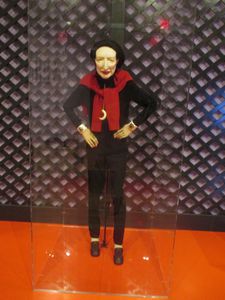 Greer Lankton's sculpture of Diana Vreeland at the Museum of Art and Design
