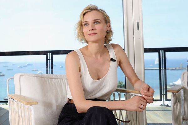 Diane Kruger atop the Majestic Hotel in Cannes