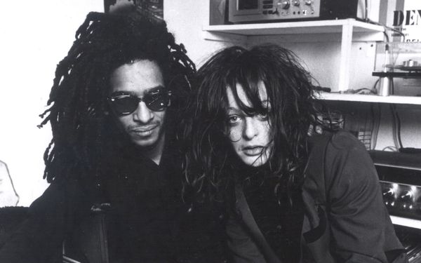 William E. Badgley’s Rebel Dread protagonist Don Letts with The Slits' Ari Up
