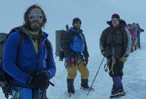Jason Clark, Jake Gyllenhaal and Josh Brolin in Everest