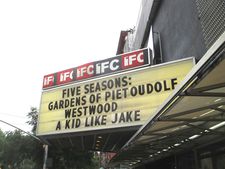 ‪Five Seasons: The Gardens Of Piet Oudolf‬ on the IFC Center marquee