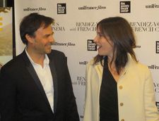 Young and Beautiful director François Ozon with his star Géraldine Pailhas