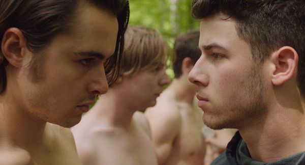 Ben Schnetzer and Nick Jonas in Goat - reeling from a terrifying assault, a 19-year-old boy pledges his brother’s fraternity in an attempt to prove his manhood. What happens there, in the name of 'brotherhood', tests both the boys and their relationship in brutal ways.